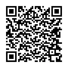 QR-code voor telefoonnummer +12604328176