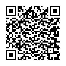 Código QR para número de teléfono +12604339138