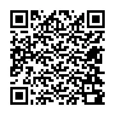 QR-Code für Telefonnummer +12604380577