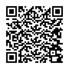 QR Code pour le numéro de téléphone +12604380732