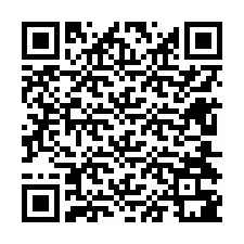 Kode QR untuk nomor Telepon +12604381382