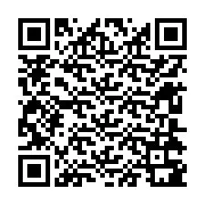 QR код за телефонен номер +12604381850