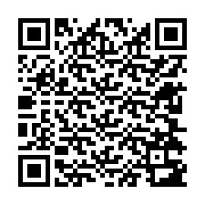 Código QR para número de teléfono +12604383928