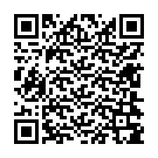 Kode QR untuk nomor Telepon +12604385056