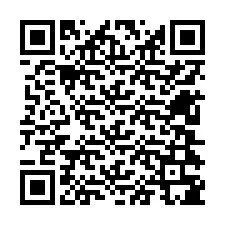 QR-Code für Telefonnummer +12604385073