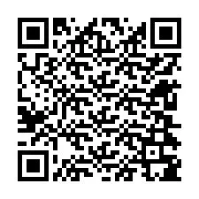 QR-koodi puhelinnumerolle +12604385074