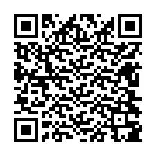 QR-code voor telefoonnummer +12604385262