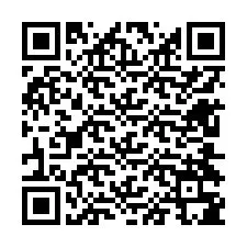 QR-Code für Telefonnummer +12604385686