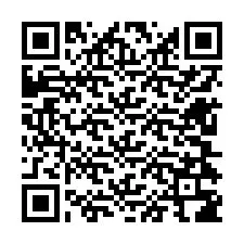 Codice QR per il numero di telefono +12604386136