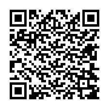 QR Code สำหรับหมายเลขโทรศัพท์ +12604387206