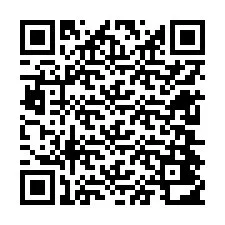 QR-код для номера телефона +12604412278