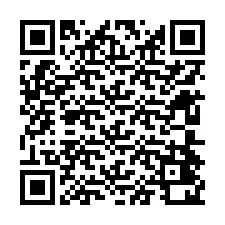 Kod QR dla numeru telefonu +12604420200