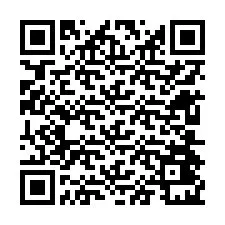 Codice QR per il numero di telefono +12604421394