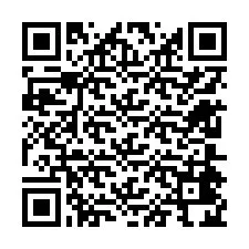 QR Code pour le numéro de téléphone +12604424849