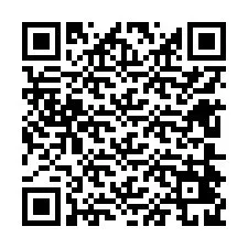 Código QR para número de telefone +12604429412