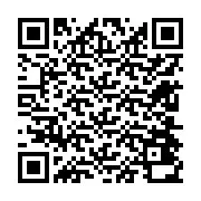 Código QR para número de teléfono +12604430399