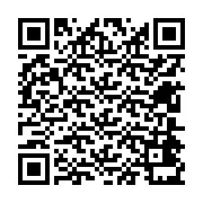 Código QR para número de telefone +12604431853