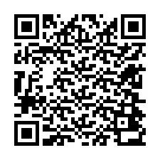 Codice QR per il numero di telefono +12604432079