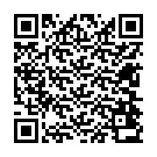 QR код за телефонен номер +12604432533