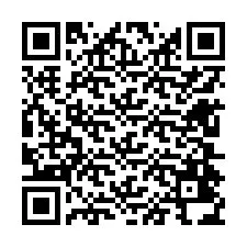 QR-code voor telefoonnummer +12604434566