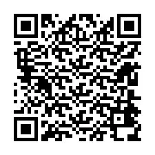 Kode QR untuk nomor Telepon +12604438855