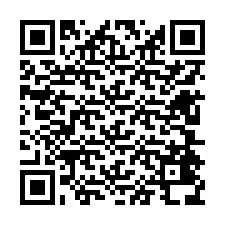 QR-код для номера телефона +12604438926