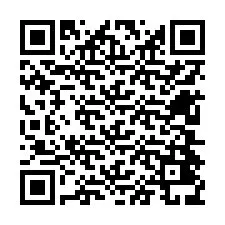 QR-code voor telefoonnummer +12604439263