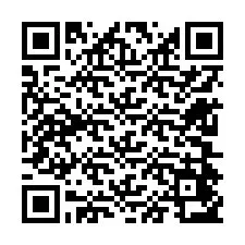 QR-code voor telefoonnummer +12604453439