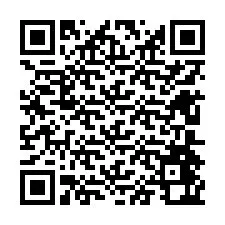 QR Code สำหรับหมายเลขโทรศัพท์ +12604462752