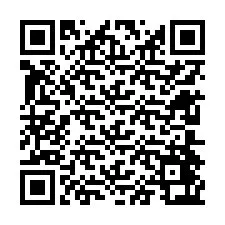 Kod QR dla numeru telefonu +12604463648