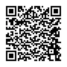 Código QR para número de teléfono +12604468579