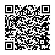 Kod QR dla numeru telefonu +12604471588