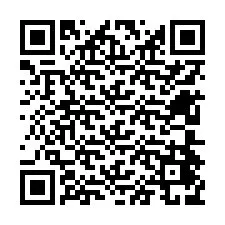 Codice QR per il numero di telefono +12604479203