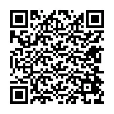 Código QR para número de teléfono +12604479496