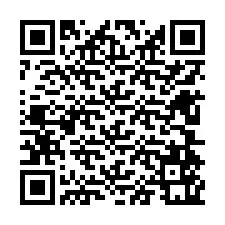 QR-код для номера телефона +12604561522