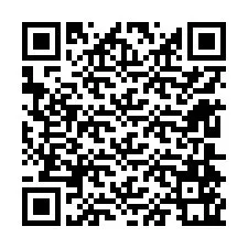 Codice QR per il numero di telefono +12604561555