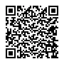 Código QR para número de teléfono +12604566496