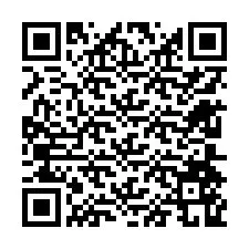 電話番号のQRコード +12604569749