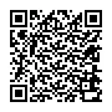 Código QR para número de teléfono +12604630809