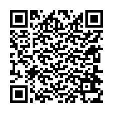Codice QR per il numero di telefono +12604635644