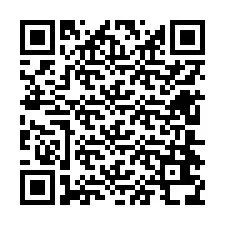 QR Code สำหรับหมายเลขโทรศัพท์ +12604638256