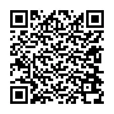 Kode QR untuk nomor Telepon +12604638334