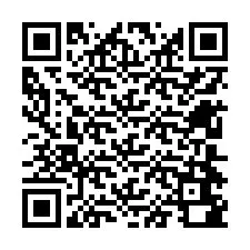 Código QR para número de teléfono +12604680253