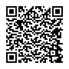 Kode QR untuk nomor Telepon +12604687266