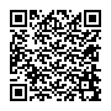 Codice QR per il numero di telefono +12604695549