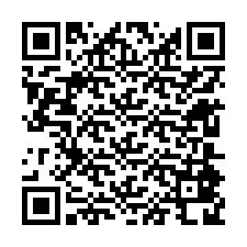 Código QR para número de teléfono +12604828854