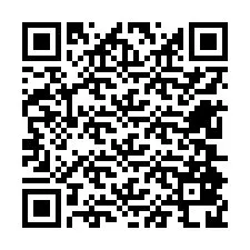 Codice QR per il numero di telefono +12604828977