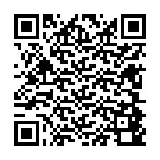 Codice QR per il numero di telefono +12604840122