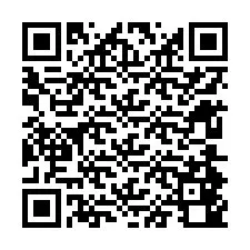 QR-код для номера телефона +12604840180