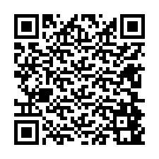 Codice QR per il numero di telefono +12604841522